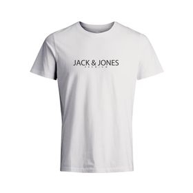 Jack & Jones Jprblajack Ss Tee Crew Neck FST Parlak Beyaz Erkek T-shirt