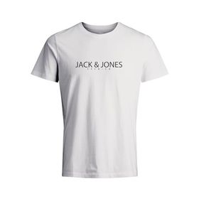 Jack & Jones Jprblajack Ss Tee Crew Neck FST Parlak Beyaz Erkek T-shirt