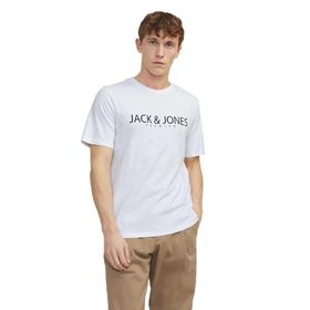 Jack & Jones Jprblajack Ss Tee Crew Neck FST Parlak Beyaz Erkek T-shirt