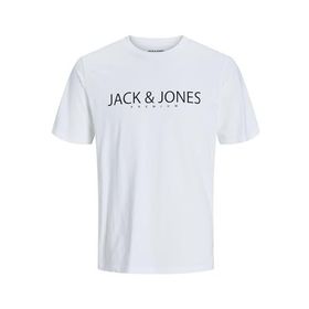 Jack & Jones Jprblajack Ss Tee Crew Neck FST Parlak Beyaz Erkek T-shirt