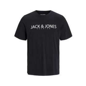Jack & Jones Jprblajack Ss Tee Crew Neck FST Siyah Oniks Erkek T-shirt