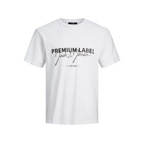 Jack & Jones Jprblajones Ss Tee Crew Neck White Fit Relaxed Erkek T-shirt