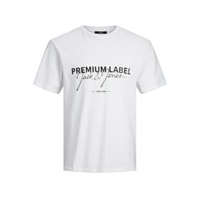 Jack & Jones Jprblajones Ss Tee Crew Neck White Fit Relaxed Erkek T-shirt