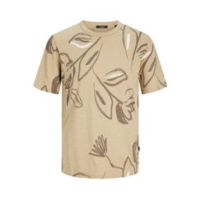 Jack & Jones Jprblapalma AOP Ss Tee Crew Neck Sn Kahve kuvars Erkek T-shirt
