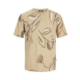 Jack & Jones Jprblapalma AOP Ss Tee Crew Neck Sn Kahve kuvars Erkek T-shirt