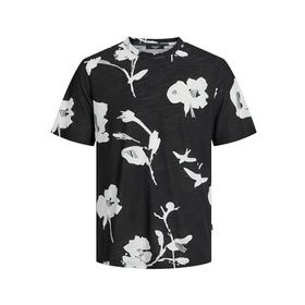 Jack & Jones Jprblapalma Aop Ss Tee Crew Neck SN Siyah Erkek T-shirt