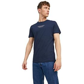 Jack & Jones Jprbluarchie Ss Tee Crew Neck Noos Lacivert Erkek T-shirt