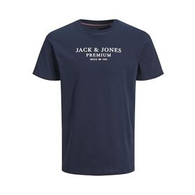 Jack & Jones Jprbluarchie Ss Tee Crew Neck Noos Navy Blazer Erkek T-shirt