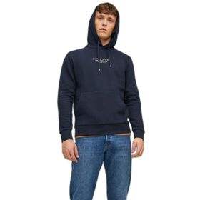 Jack & Jones Jprbluarchie Sweat Hood Noos Lacivert Erkek Sweatshirt