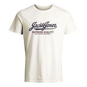 Jack & Jones Jprbluhudson Ss Tee Crew Neck Fst Kirli Beyaz Erkek T-shirt