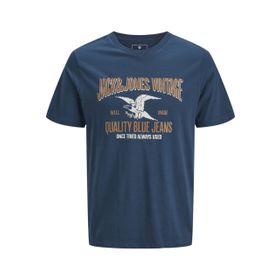 Jack & Jones Jprbluhudson Ss Tee Crew Neck FST Koyu Mavi Erkek T-shirt