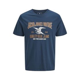 Jack & Jones Jprbluhudson Ss Tee Crew Neck FST Koyu Mavi Erkek T-shirt