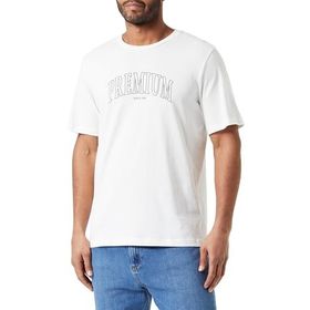 Jack & Jones Jprblumalik Ss Tee Crew Neck FST Cloud Dancer Erkek T-shirt