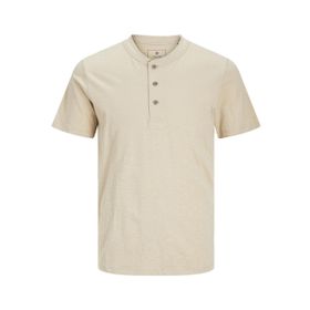 Jack & Jones Jprblunixs Henley Ss Tee SN Kum Erkek T-shirt