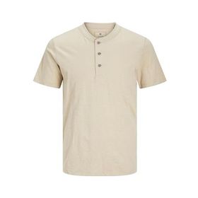 Jack & Jones Jprblunixs Henley Ss Tee SN Kum Erkek T-shirt