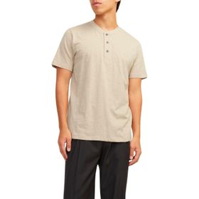 Jack & Jones Jprblunixs Henley Ss Tee SN Kum Erkek T-shirt