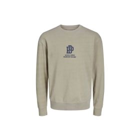 Jack & Jones JPRBLUPETE SWEAT CREW NECK Bisiklet Yaka Kırık Beyaz Erkek Sweatshirt