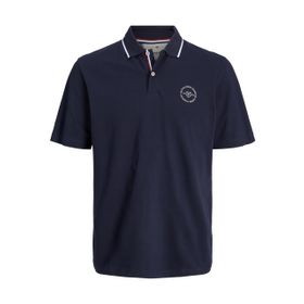 Jack & Jones Jprblushield SS SG Koyu Lacivert Polo Erkek T-shirt