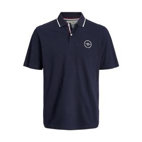 Jack & Jones Jprblushield SS SG Koyu Lacivert Polo Erkek T-shirt