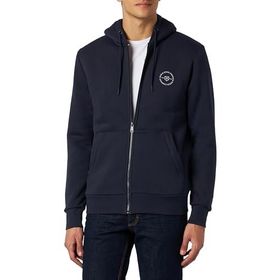Jack & Jones Jprblushield Teddy Sweat Zip SG SN Koyu Lacivert Erkek Sweatshirt