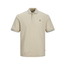 Jack & Jones Jprbluwin Ss Noos Koyu Bej Polo Erkek T-shirt