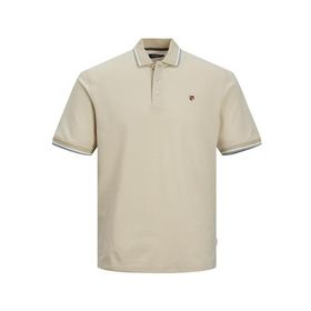 Jack & Jones Jprbluwin Ss Noos Koyu Bej Polo Erkek T-shirt