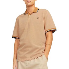 Jack & Jones Jprbluwin SS Noos Koyu Turuncu Polo Erkek T-shirt