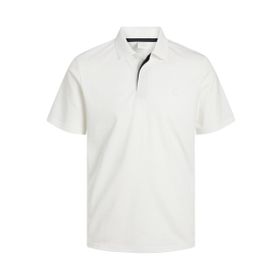 Jack & Jones Jprccrodney SS SN Kirli Beyaz Polo Erkek T-shirt