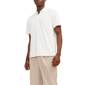 Jack & Jones Jprccrodney SS SN Kirli Beyaz Polo Erkek T-shirt