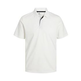 Jack & Jones Jprccrodney SS SN Kirli Beyaz Polo Erkek T-shirt