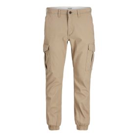 Jack & Jones JPST Marco Jjjoe Cuffed Cargo Koyu Bej Erkek Kargo Pantolon