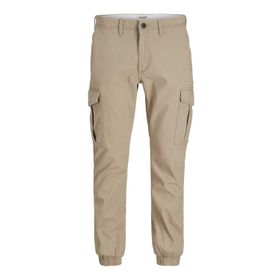 Jack & Jones JPST Marco Jjjoe Cuffed Cargo Koyu Bej Erkek Kargo Pantolon