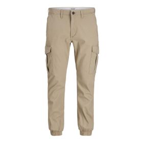 Jack & Jones JPST Marco Jjjoe Cuffed Cargo Koyu Bej Erkek Kargo Pantolon