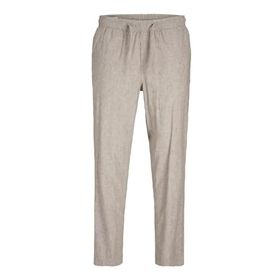 Jack & Jones Jpstace Jjbreeze Linen Blend Chino Kahve Erkek Pantolon
