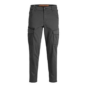 Jack & Jones Jpstace Jjdex Tapered AKM Noos Koyu Gri Erkek Kargo Pantolon