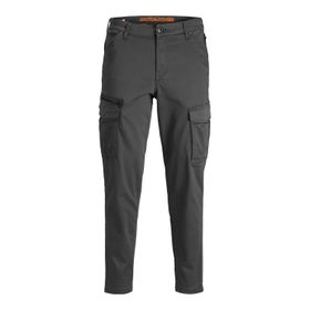 Jack & Jones Jpstace Jjdex Tapered AKM Noos Koyu Gri Erkek Kargo Pantolon