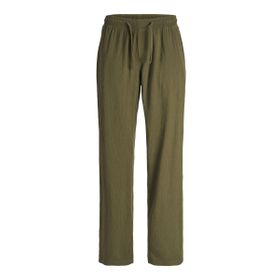 Jack & Jones Jpstbill Jjwide Crinkle Jogger Pant Koyu Yağ Yeşili Erkek Pantolon