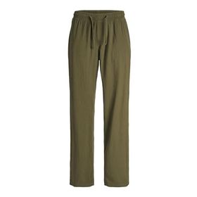 Jack & Jones Jpstbill Jjwide Crinkle Jogger Pant Koyu Yağ Yeşili Erkek Pantolon