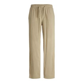 Jack & Jones Jpstbill Jjwide Crinkle Koyu Bej Pant Jogger Erkek Pantolon