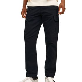 Jack & Jones Jpstkane Jjbarkley Cargo Pant Noos Siyah Erkek Kargo Pantolon