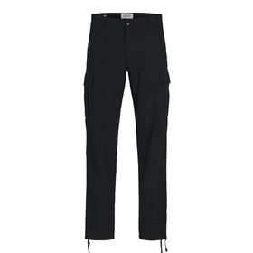Jack & Jones Jpstkane Jjbarkley Cargo Pant Noos Siyah Erkek Kargo Pantolon