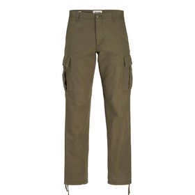 Jack & Jones Jpstkane Jjbarkley Relaxed Fit Zeytin Gecesi Erkek Kargo Pantolon