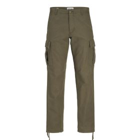 Jack & Jones Jpstkane Jjbarkley Relaxed Fit Zeytin Gecesi Erkek Kargo Pantolon