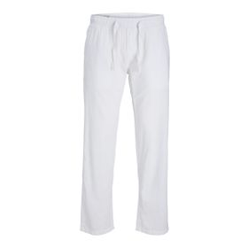 Jack & Jones Jpstkane Jjsummer Linen Blend Jogger SN Parlak Beyaz Erkek Pantolon