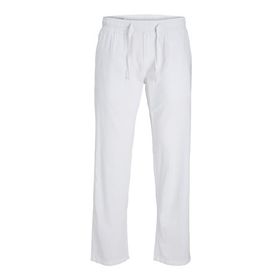 Jack & Jones Jpstkane Jjsummer Linen Blend Jogger SN Parlak Beyaz Erkek Pantolon