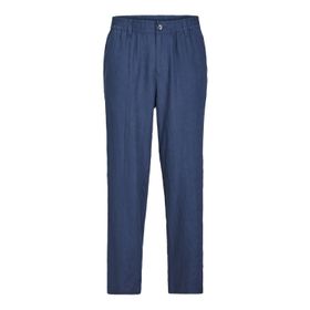 Jack & Jones Jpstkarl Jjlawrence Linen Chino SN Koyu Denim Jogger Erkek Pantolon