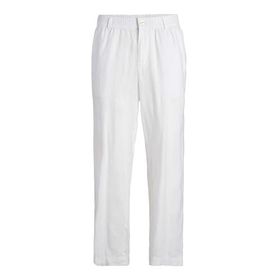 Jack & Jones Jpstkarl Jjlawrence Linen Chino SN Parlak Beyaz Jogger Erkek Pantolon