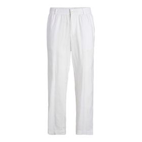 Jack & Jones Jpstkarl Jjlawrence Linen Chino SN Parlak Beyaz Jogger Erkek Pantolon