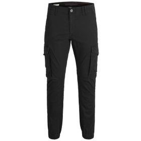 Jack & Jones Jpstmarco Jjjoe Cargo Siyah Erkek Kargo Pantolon