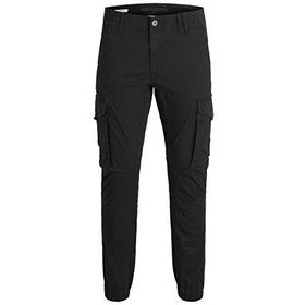 Jack & Jones Jpstmarco Jjjoe Cargo Siyah Erkek Kargo Pantolon